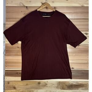 Axcess Mens L Performance T Shirt Red Short Sleeve Athletic Casual